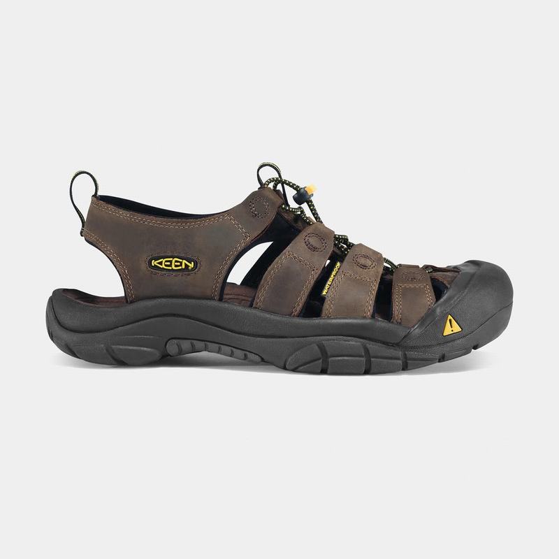 Sandalias Keen Newport Para Hombre Chocolate/Negros - Sandalias Keen Mexico (601945-XHW)